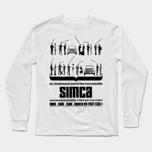 SIMCA RANGE - French ad Long Sleeve T-Shirt